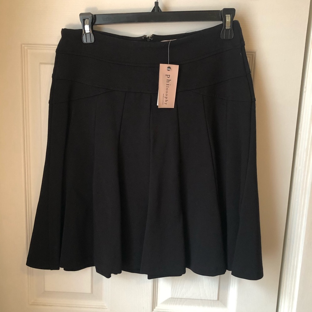 NWT Philosophy Black Skirt
